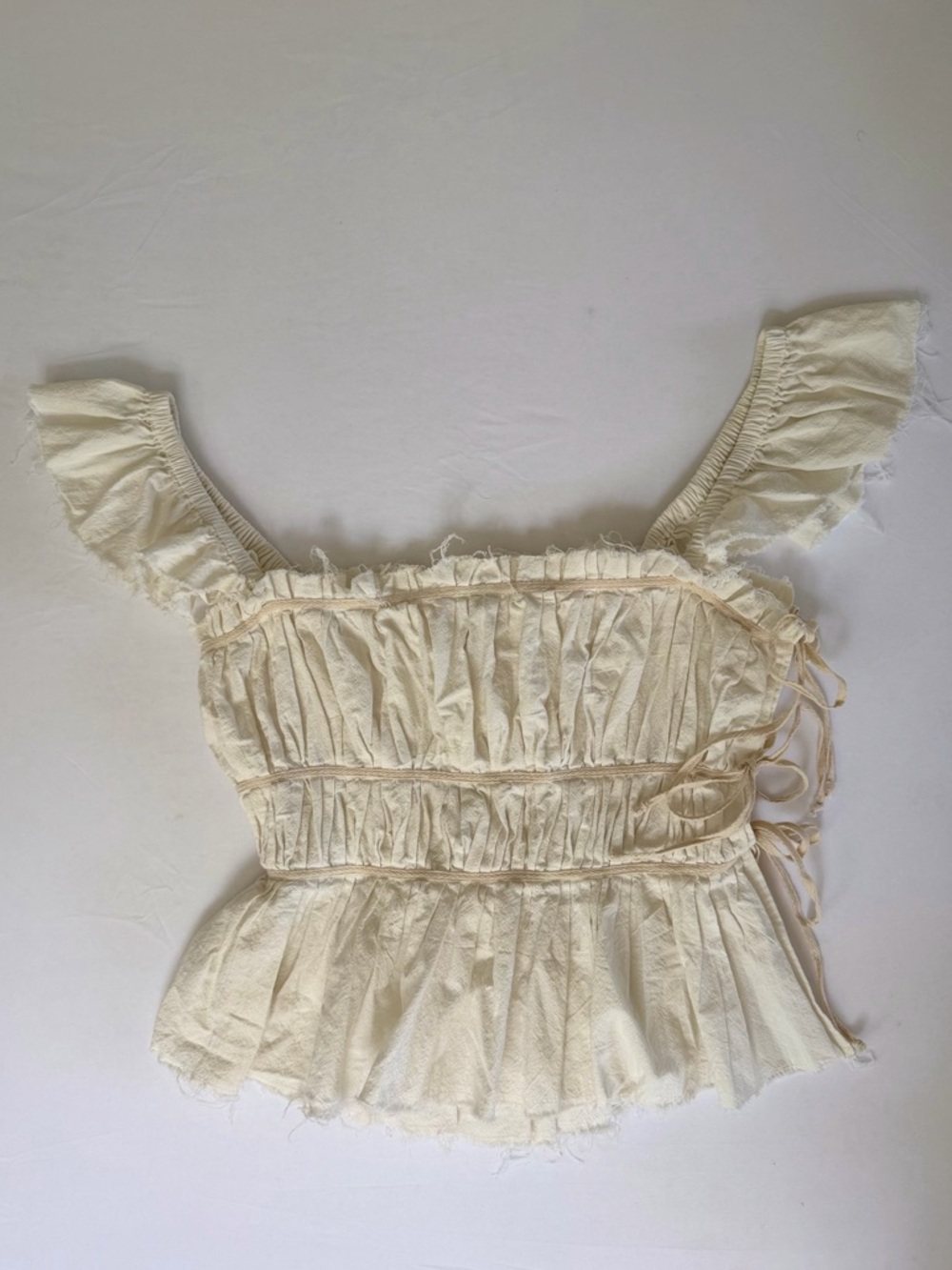 Free People Claude Corset Top ivory Small - Picture 3 of 12